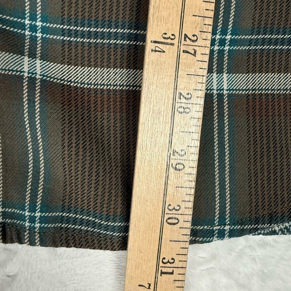 VANS Shirt Mens Sz XL Flannel Plaid Light Button Down Off the Wall - Picture 10 of 14